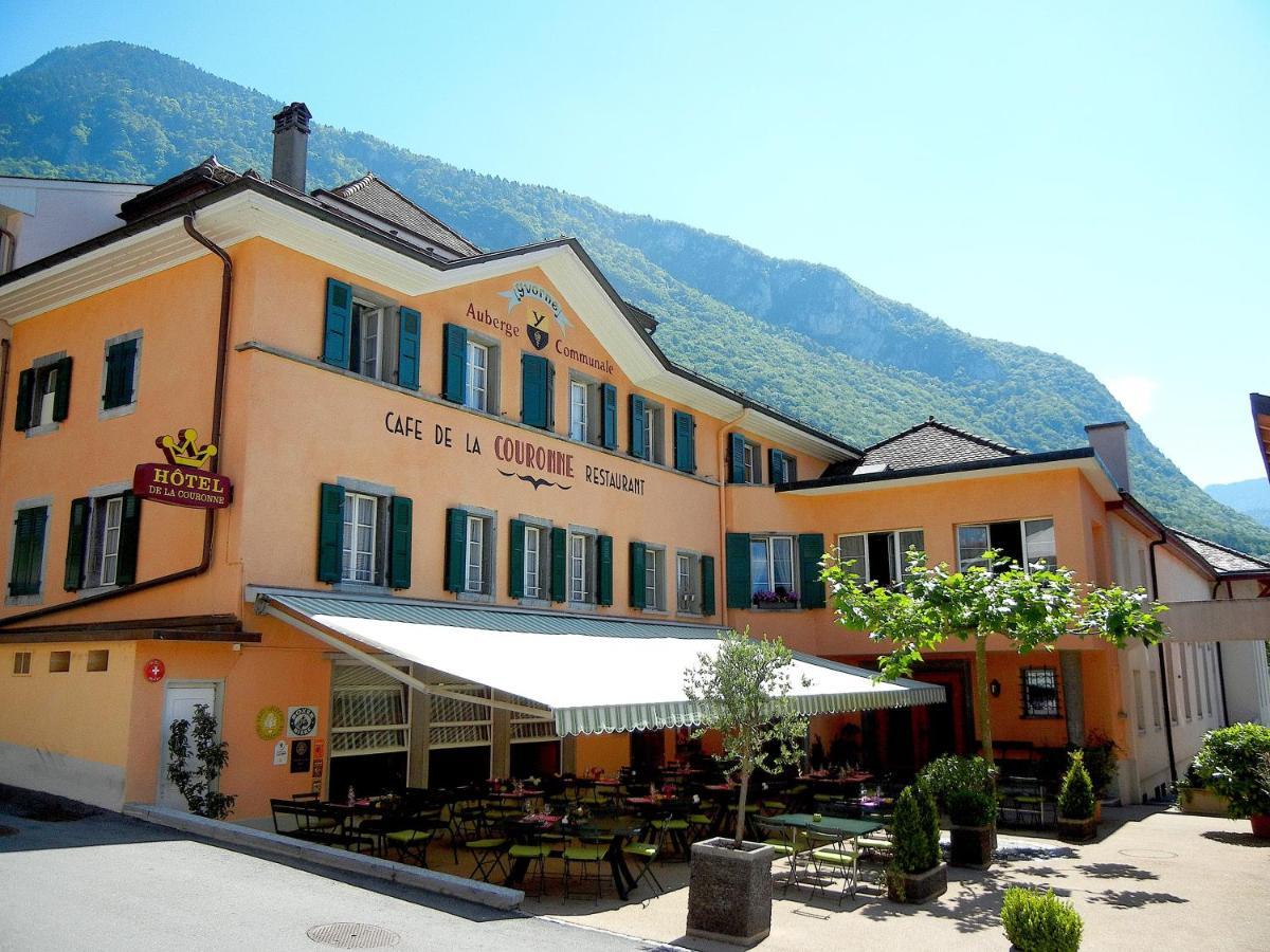 Auberge Communale De La Couronne Yvorne 외부 사진